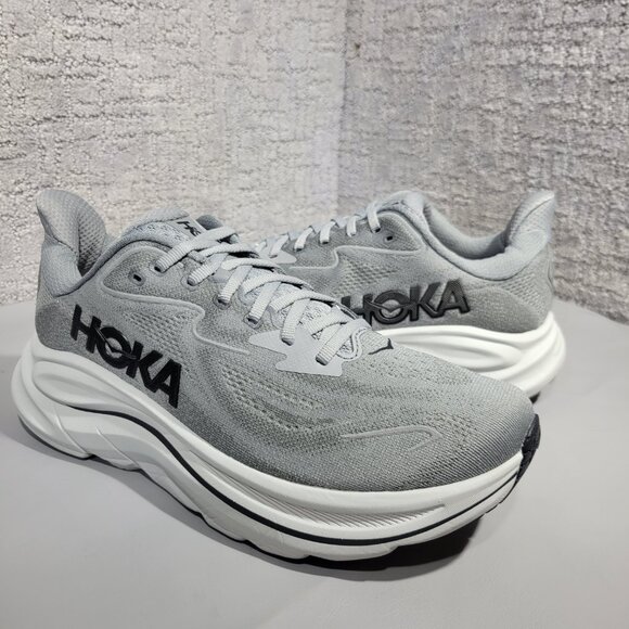 Hoka One One Clifton 10 Men's Size 8.5D Galactic Grey Running Shoes 1162032 GYST - Picture 8 of 10